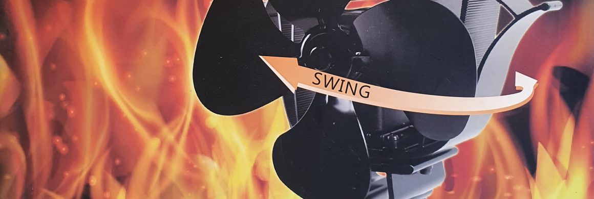 Solazone Swing Wood Stove Fan