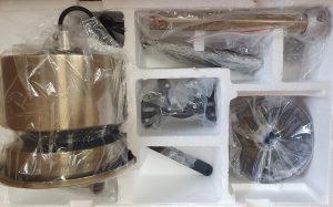 Bronze Solar Ceiling Fan kit