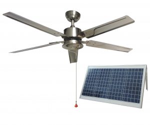 Stainless steel solar ceiling fan SCF-5205B