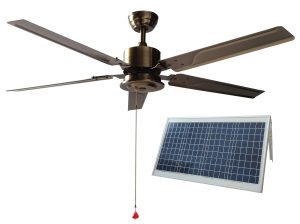 Bronze solar ceiling fan SCF-5205C