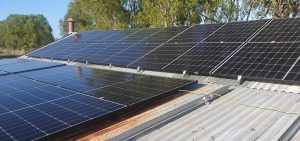 Off-grid solar installation